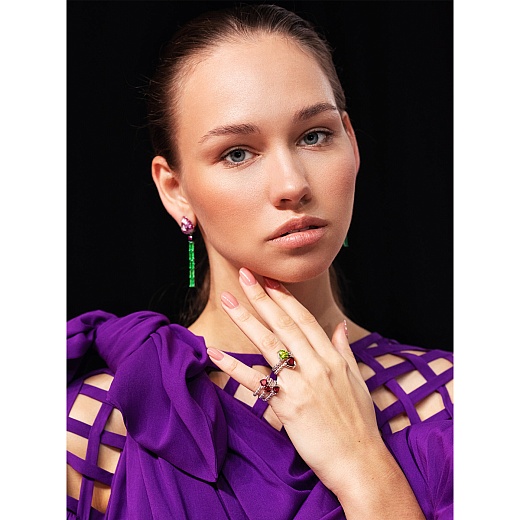 Кольцо «Чакры», аметист