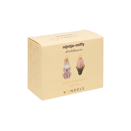 Набор пасхальных украшений Pink Miffy & Tulip