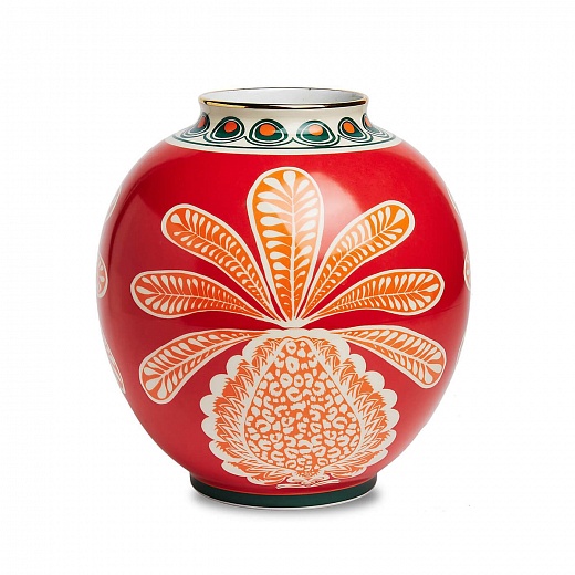 Ваза Bubble Pineapple Bordeaux