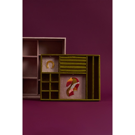 Шкатулка Queen, двухуровневая