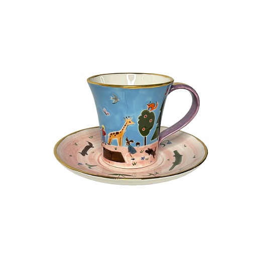 Чайная пара «Фантазёры», голубой