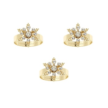 Кольца для салфеток Classic Snowflake, 3&nbsp;шт.