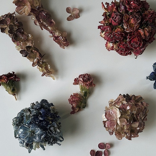 Ёлочное украшение Hydrangea Solaris