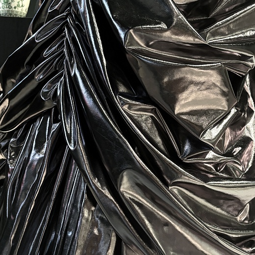 Вуаль для ёлки серебряная