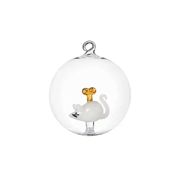 Ёлочное украшение White Mouse