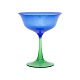 Бокал для шампанского Cosimo Blue & Green в интернет-магазине The Dar