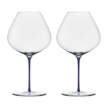 Бокалы для вин Бургундии le Septentrional PrySm Blue, 2&nbsp;шт.