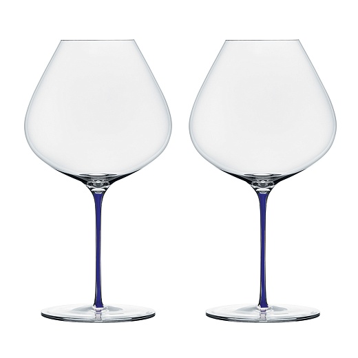 Бокалы для вин Бургундии le Septentrional PrySm Blue, 2&nbsp;шт.
