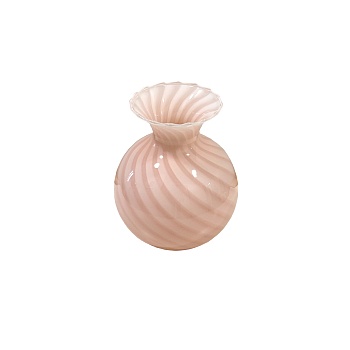 Ваза из муранского стекла, нежно-розовый