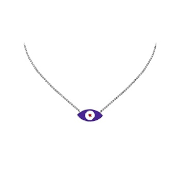 Колье «EYES», фиолетовый