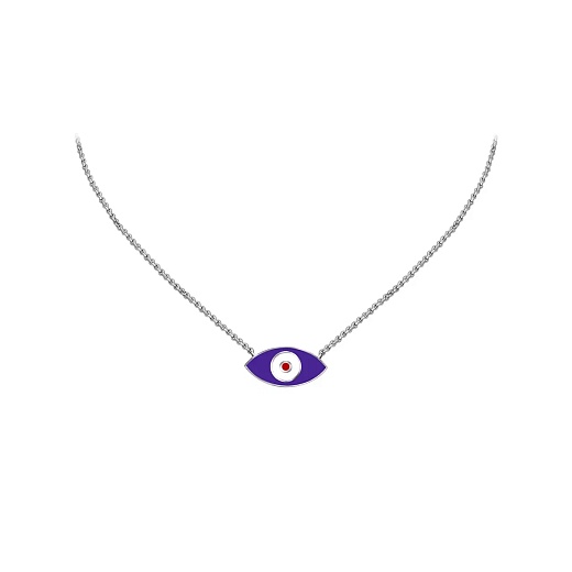 Колье «EYES», фиолетовый