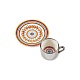 Кофейная пара Floral Espresso I, 2 шт в интернет-магазине The Dar