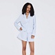 Пижама Suite in Light Blue рубашка с длинным рукавом, шорты в интернет-магазине The Dar