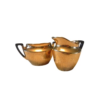 Молочник и сахарница, Crown Devon, Англия