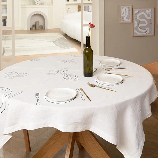 Скатерть бежевая в интернет-магазине The Dar Скатерть бежевая