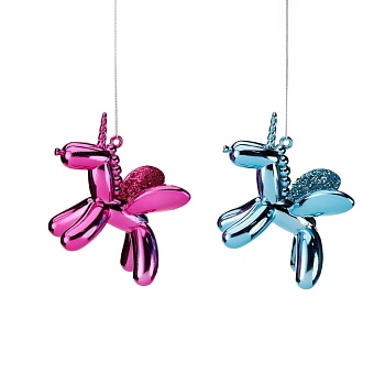 Ёлочное украшение Balloon Unicorn, 2 шт.