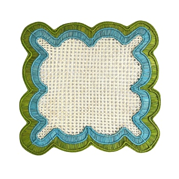 Плейсмат Wavy Olive Aquamarine