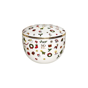Чаша с крышкой Noel