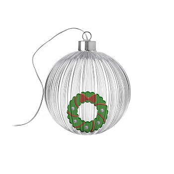 Ёлочное украшение с подсветкой Lamp Wreath