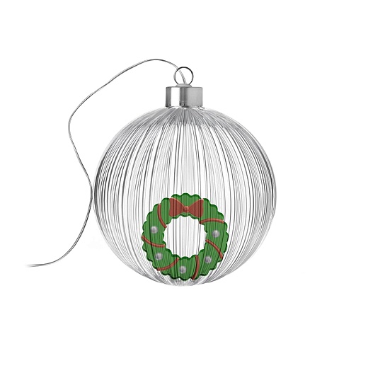 Ёлочное украшение с подсветкой Lamp Wreath