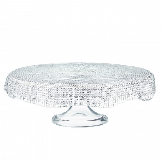 Блюдо для торта Diamante Clear D33 см