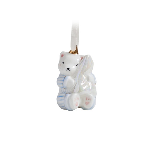 Ёлочная игрушка «Сонный мишка»