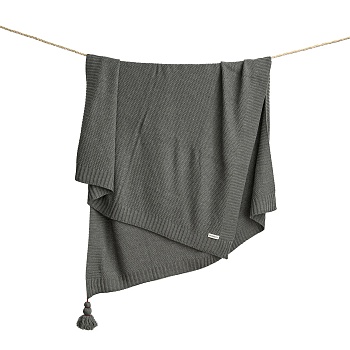 Плед «Ревень», зеленый