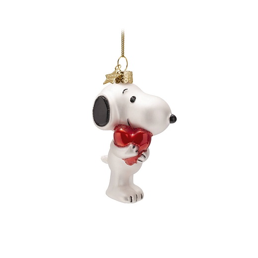 Ёлочная игрушка Snoopy Heart