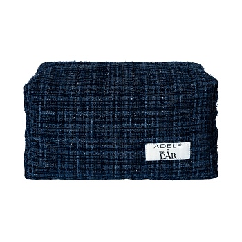 Косметичка средняя, синяя 