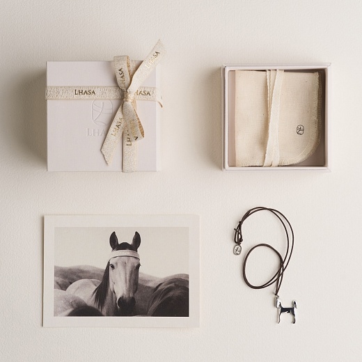 Кулон Cheval Lunaire, серебряный