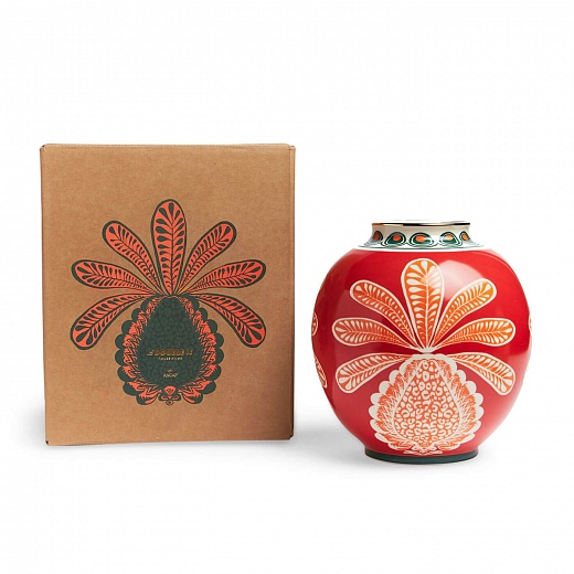 Ваза Bubble Pineapple Bordeaux