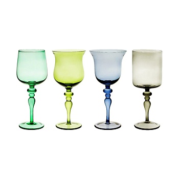 Бокалы Mixed Green & Blue, 4 шт.