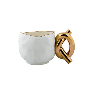 Кружка малая с узлом, gold
