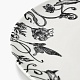 Сервировочная тарелка Floral Fantasy, белая в интернет-магазине The Dar