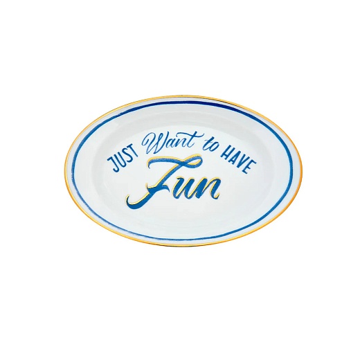 Блюдо овальное Fun