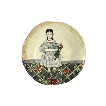 Десертная тарелка «Детский Портрет III»