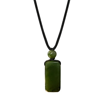 Кулон Jade, green