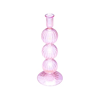 Подсвечник 3 Bubble Luster Pink