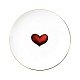 Тарелка Red Love Heart 21 см в интернет-магазине The Dar