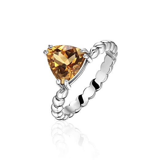 Кольцо «Чакры», цитрин