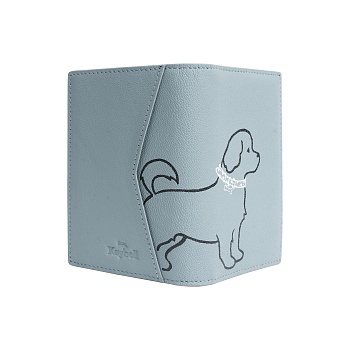 Картхолдер maxi «Мальтипу», серо-голубой в интернет-магазине The Dar Картхолдер maxi «Мальтипу», серо-голубой