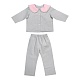 Пижама, серая и розовая клетка, рост 110 см в интернет-магазине The Dar