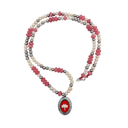 Колье с локетом, длинное