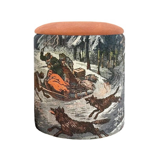 Пуф «Тройка и волки»