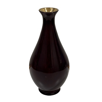 Ваза из стекла с позолотой