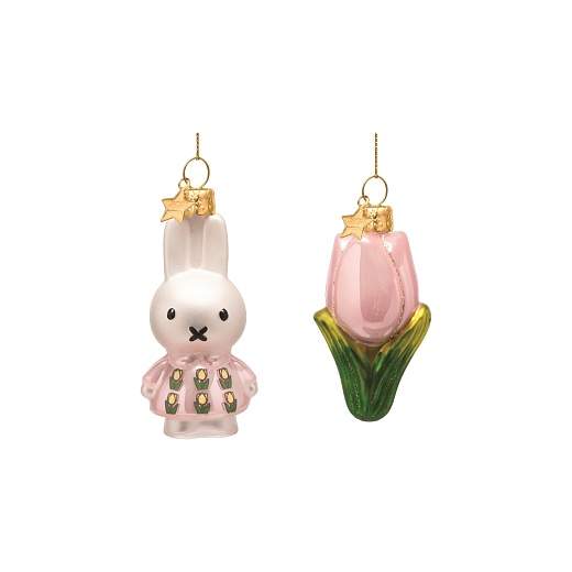 Набор пасхальных украшений Pink Miffy & Tulip