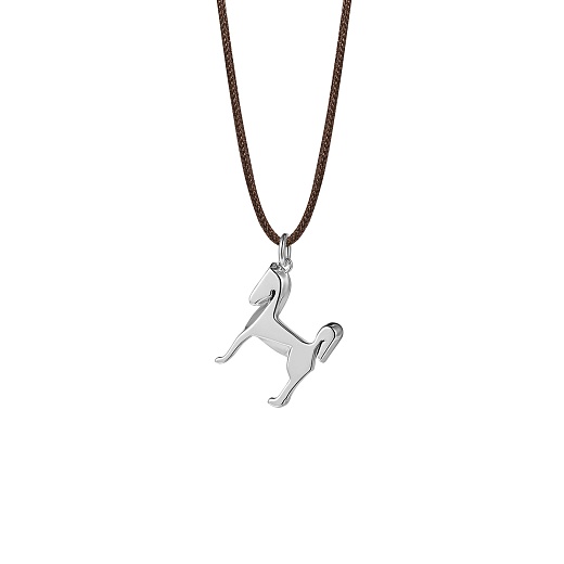 Кулон Cheval Lunaire, серебряный