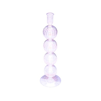 Подсвечник 4 Bubble Luster Transparent