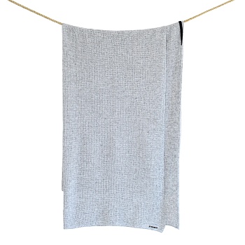 Полотенце большое, серое