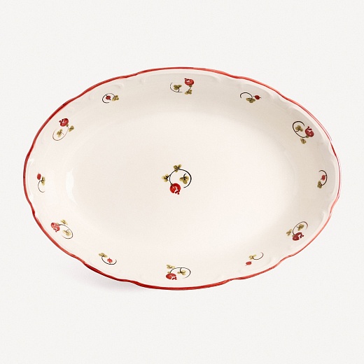 Салатник овальный «Шиповник»